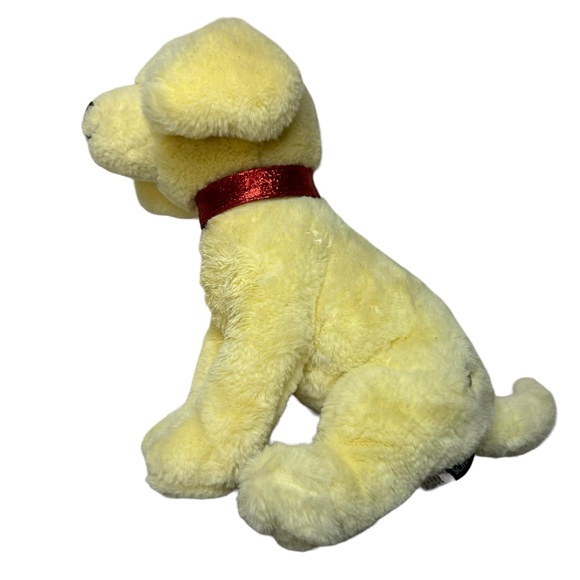 FAO SCHWARZ 14" Labrador Yellow Lab Golden Retriever Puppy Dog Plush Stuffed - Picture 3 of 8